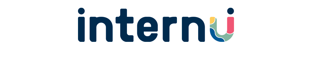 internU Logo for Job Posting Banner.  Includes Tag Line